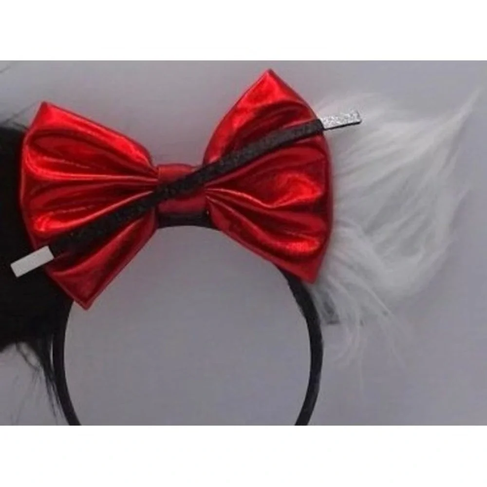 MInnie Mouse Headband - Cruella , BRAND NEW / NEVER USED